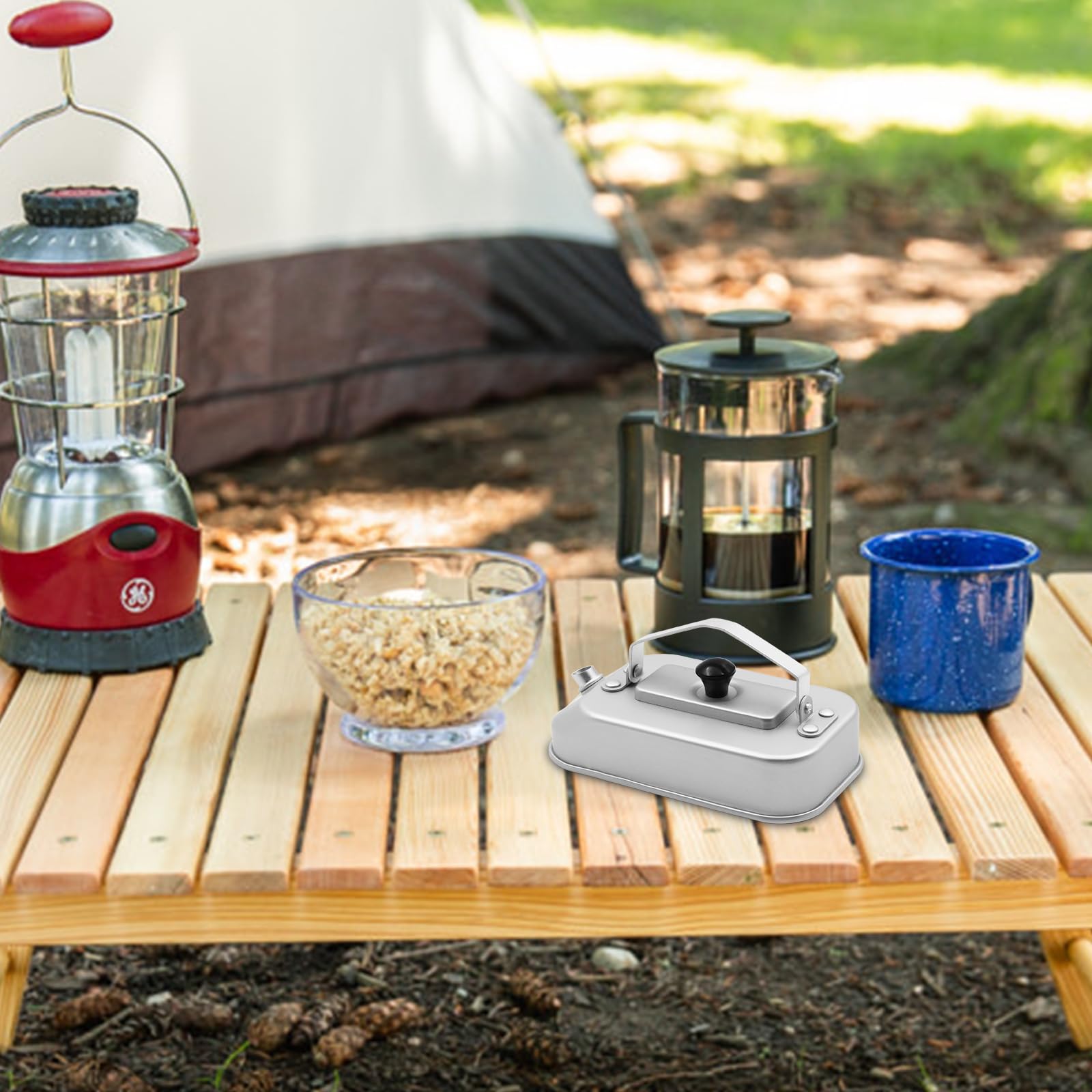 Amazon.com: 0.3L Outdoor Camp Kettle, Portable Camping Kettles for